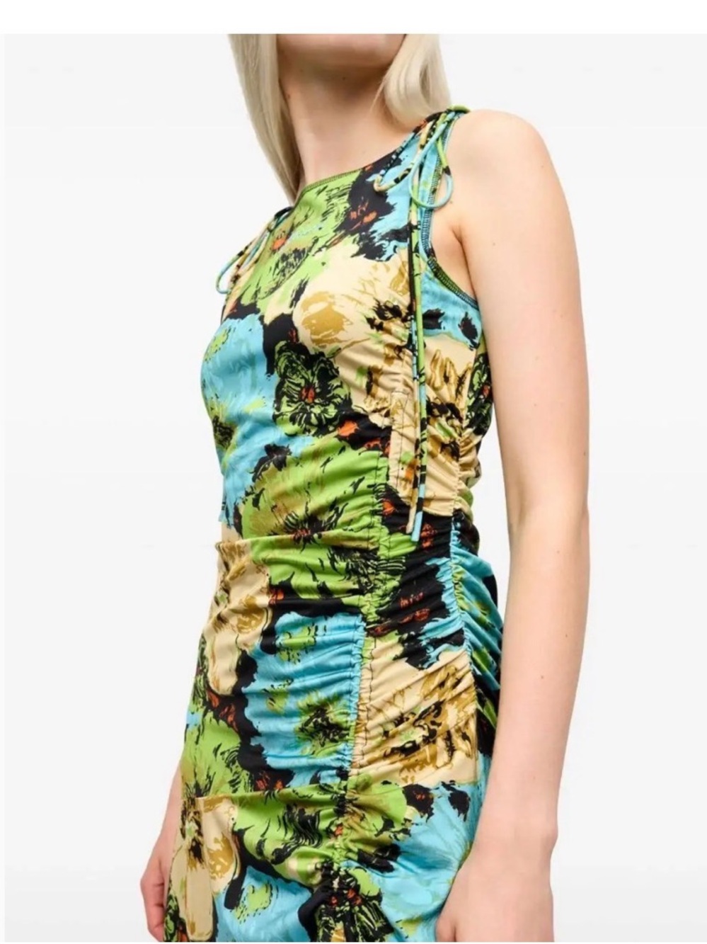 GANNI BNWT Floral Sleeveless Maxi Dress - Picture 4 of 13